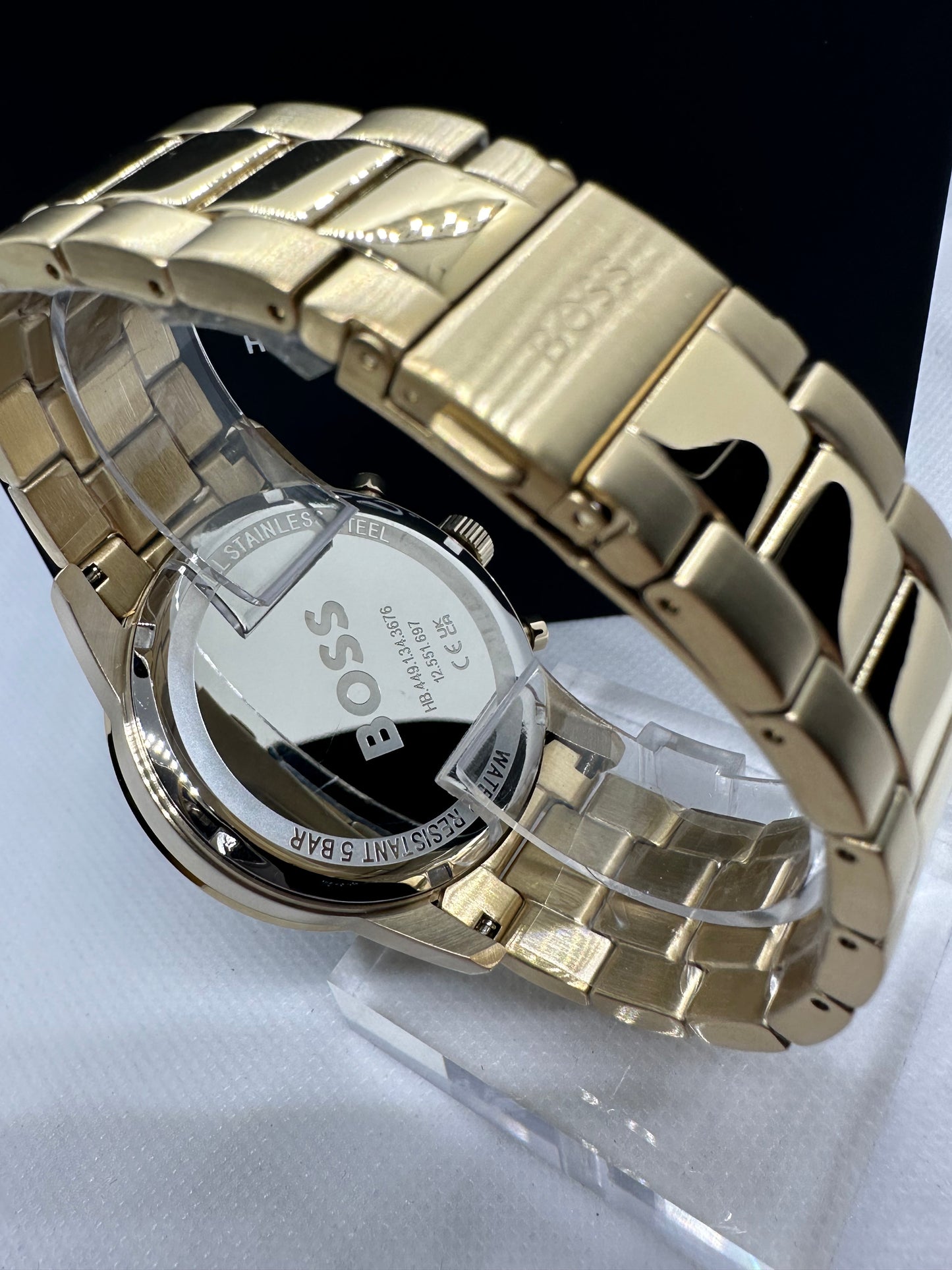 HB1513923 Men’s Chronograph Watch – Sophisticated Green Dial with Stainless Steel Case