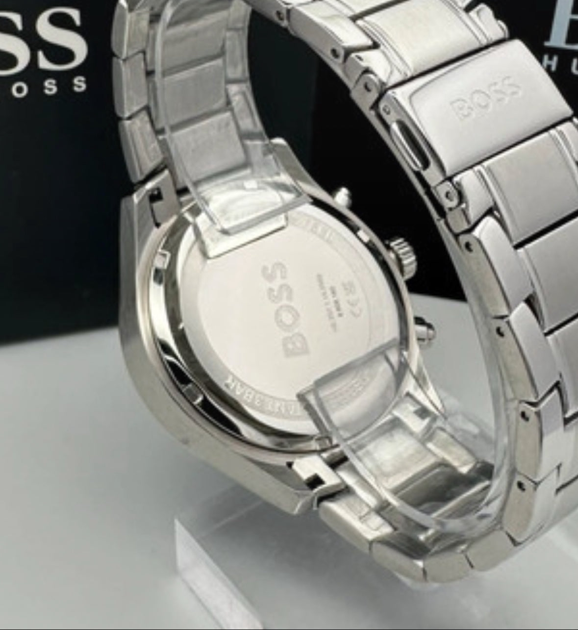 BOSS Allure 1514163 Blue Dial Two-Tone Stainless Steel Mens Chronograph Watch