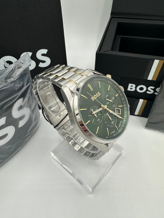 HB1513878 Champion Two-Tone Stainless Steel Mens Chronograph Watch