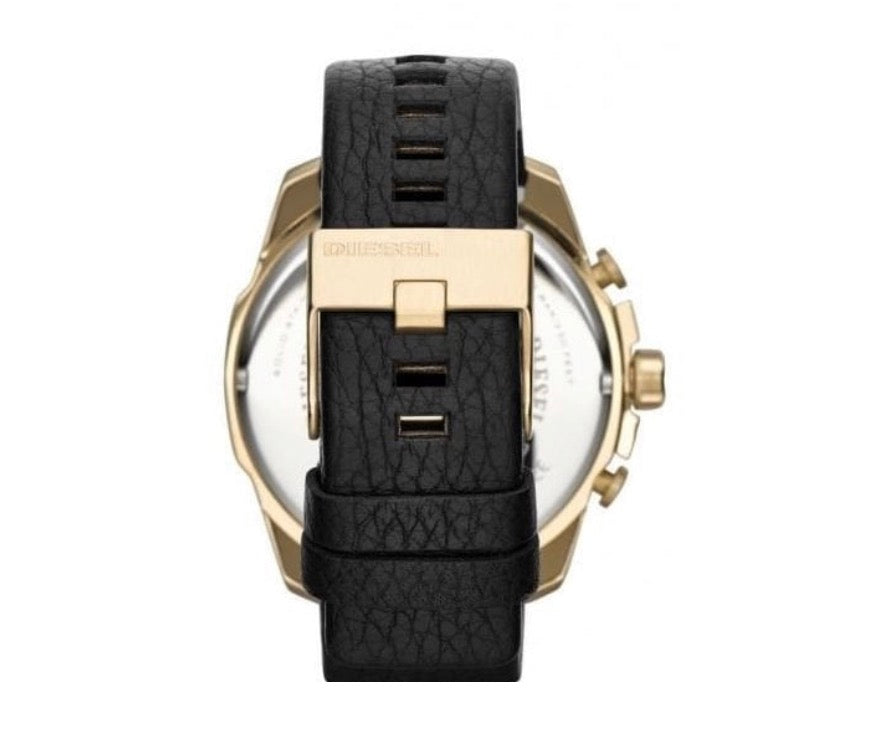 Diesel Mega Chief DZ4344 – Gold PVD Chronograph Mens Watch 53mm