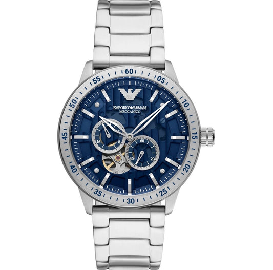 Emporio Armani Meccanico AR60052 Automatic Mens Stainless Steel Watch Brand New
