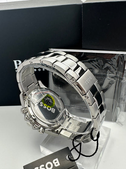 HB1513755 Sport Hero Silver Tone Stainless Steel Mens Chronograph Watch