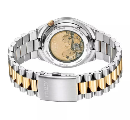 Citizen Men’s Tsuyosa Watch Automatic Black Dial Case Bicolor 40mm NJ0154-80H