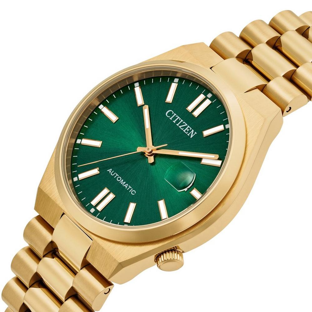 Citizen Men's Tsuyosa Automatic Green Dial Watch NJ0152-51X 40mm