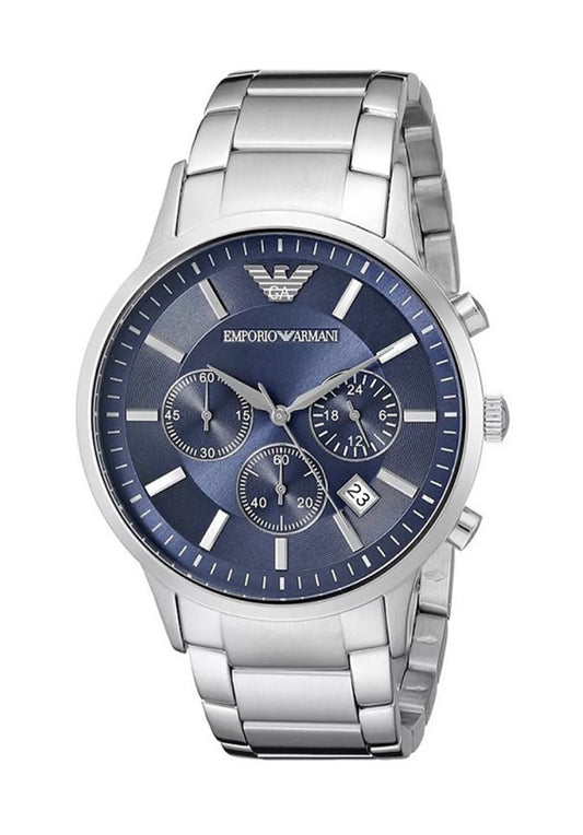 Emporio Armani 2448 Blue Dial Mens Chronograph Watch