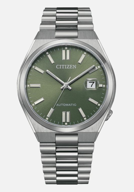 Citizen x Pantone Soft Green Dial Automatic Sapphire Watch NJ0158-89Z Mens Watch