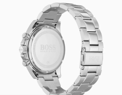 Boss 1513755 Sport Hero Silver Tone Stainless Steel Mens Chronograph Watch