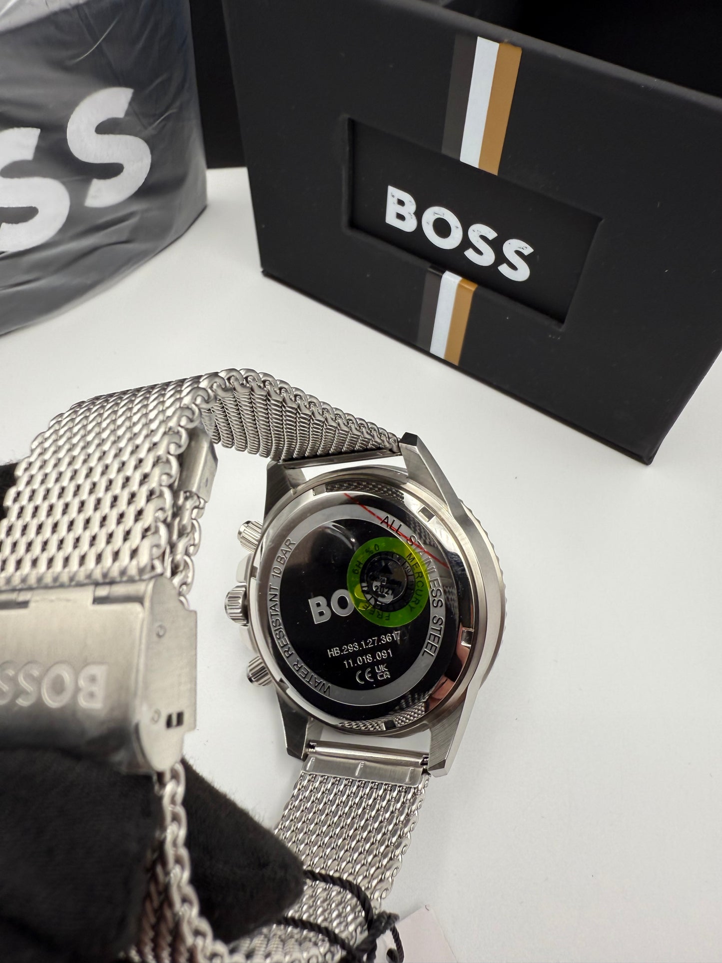 Boss Admiral 1513905 Green Dial Men’s Chronograph Watch