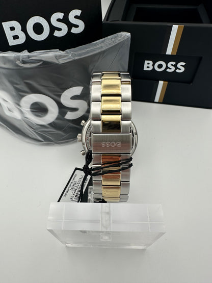 BOSS Allure 1514163 Blue Dial Two-Tone Stainless Steel Mens Chronograph Watch