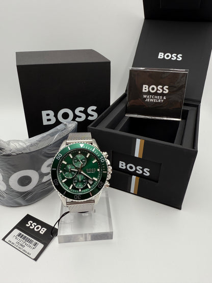 Boss Admiral 1513905 Green Dial Men’s Chronograph Watch