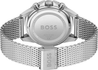 Boss 1513904 Admiral Black & Silver Tone Stainless Steel Mens Chronograph Watch