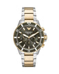 Emporio Armani Mens Diver Watch AR11361 Two Tone Stainless Steel Mens Chronograph Watch