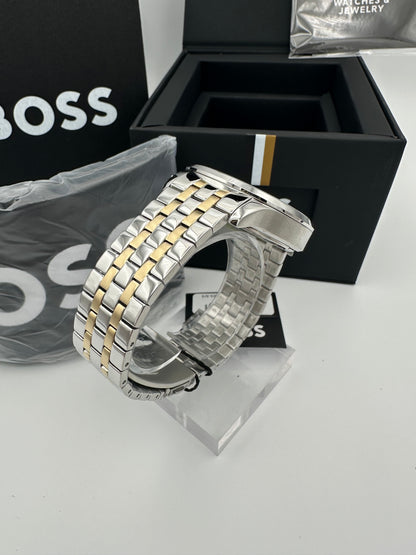 Boss Champion 1513976 Blue Dial Two Tone Mens Chronograph Watch