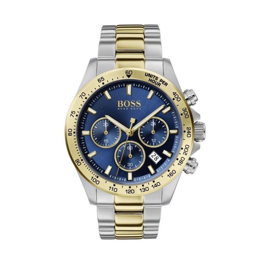 Hugo Boss 1513767 Sport Hero Lux Two-Tone Chronograph Watch with a Durable Stainless Steel Bracelet