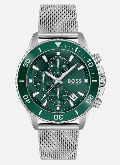 Boss Admiral 1513905 Green Dial Men’s Chronograph Watch