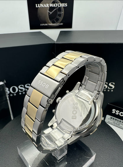 BOSS Allure 1514163 Blue Dial Two-Tone Stainless Steel Mens Chronograph Watch