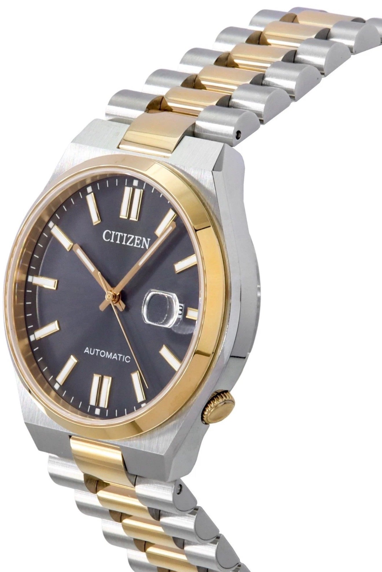 Citizen Men’s Tsuyosa Watch Automatic Black Dial Case Bicolor 40mm NJ0154-80H