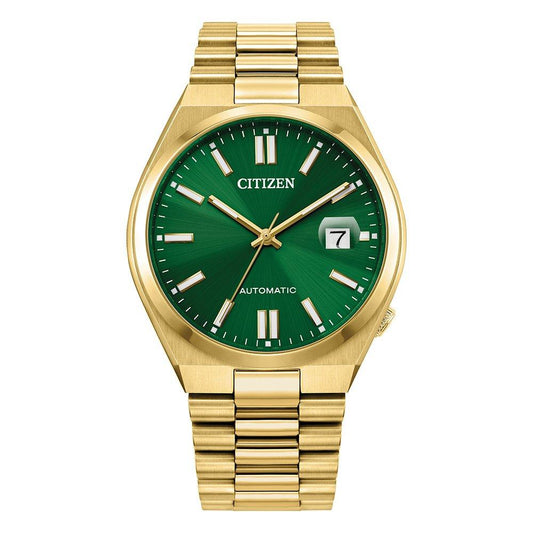 Citizen Men's Tsuyosa Automatic Green Dial Watch NJ0152-51X 40mm