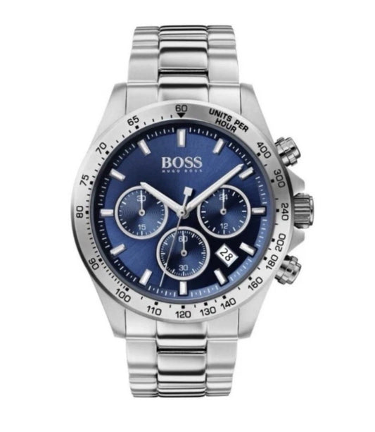 Boss 1513755 Sport Hero Silver Tone Stainless Steel Mens Chronograph Watch