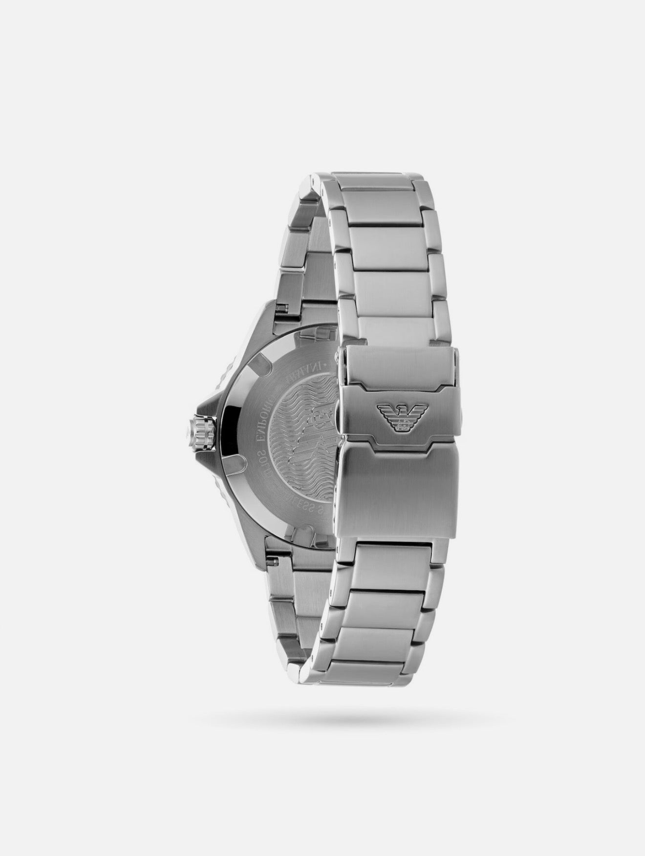 Emporio Armani 11339 Blue Dial Stainless Steel Mens Watch