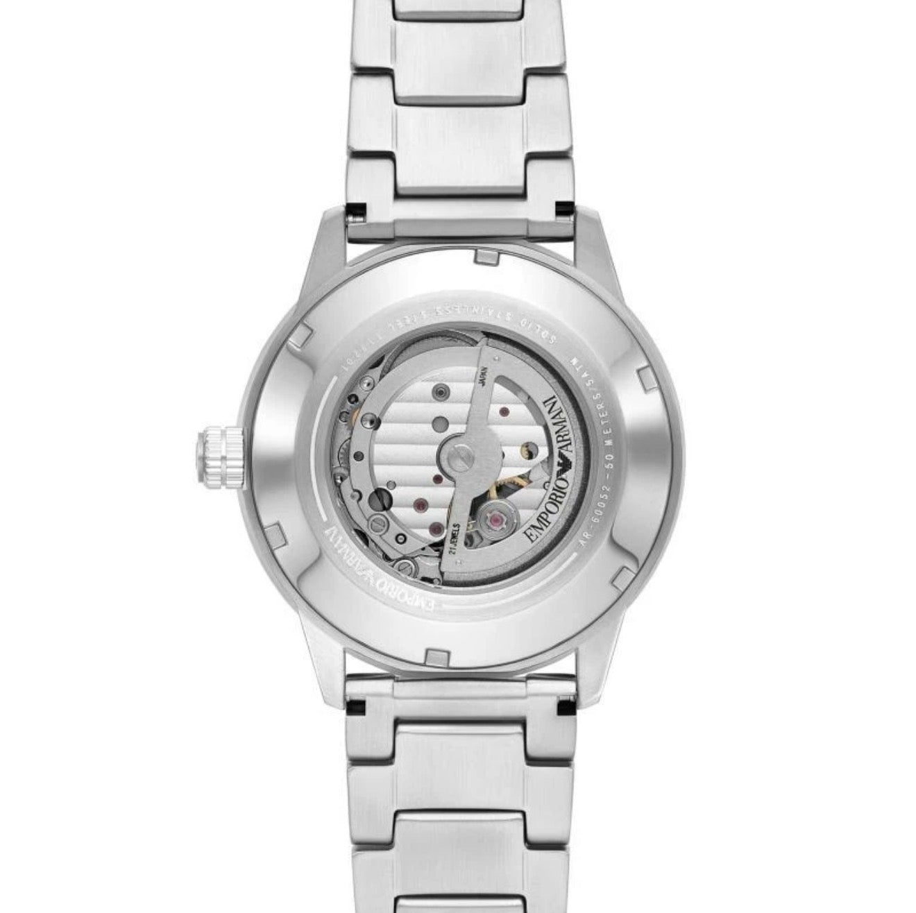 Emporio Armani Meccanico AR60052 Automatic Mens Stainless Steel Watch Brand New