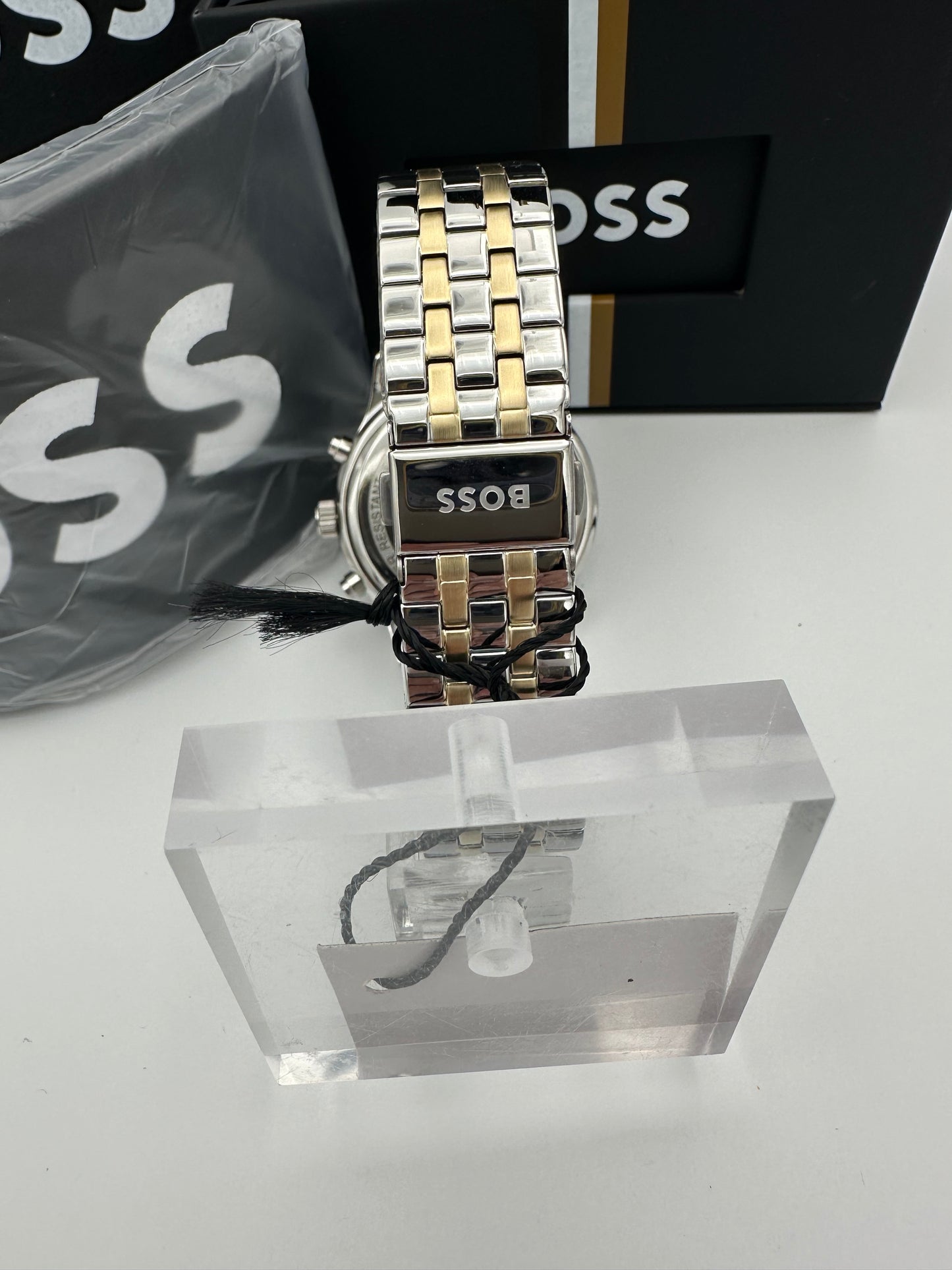 Boss Champion 1513976 Blue Dial Two Tone Mens Chronograph Watch