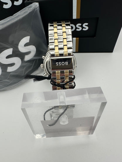 Boss Champion 1513976 Blue Dial Two Tone Mens Chronograph Watch