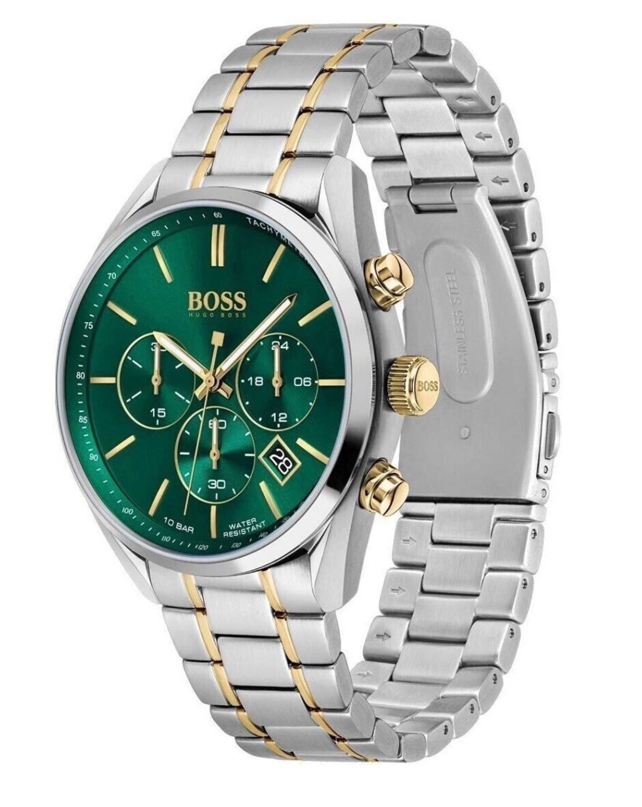 Hugo Boss 1513878 Champion Two-Tone Stainless Steel Mens Chronograph Watch