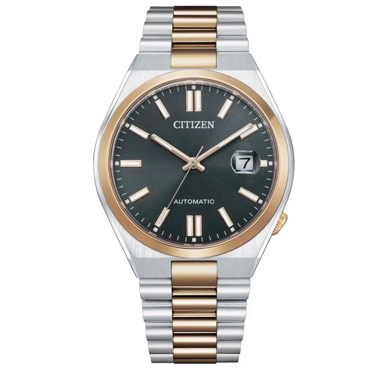 Citizen Men’s Tsuyosa Watch Automatic Black Dial Case Bicolor 40mm NJ0154-80H