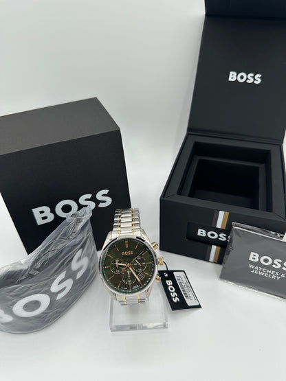 HB1513878 Champion Two-Tone Stainless Steel Mens Chronograph Watch