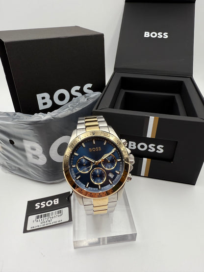 Stylish Men’s HB1513767 Two-Tone Chronograph Watch with a Durable Stainless Steel Bracelet