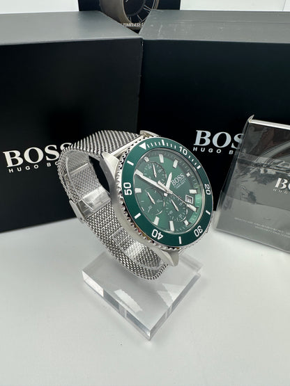Hugo Boss Admiral 1513905 Green Dial Men’s Chronograph Watch