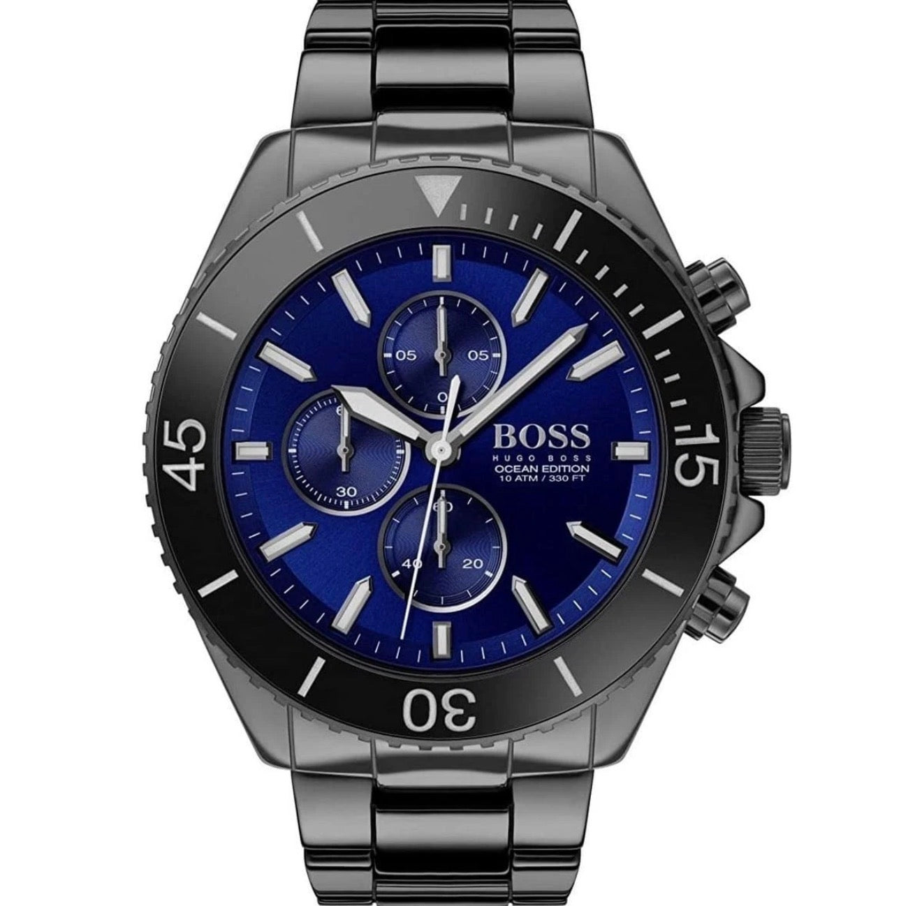 BOSS
Mens Ocean Edition Watch 1513743 Stainless Steel Mens Chronograph Watch