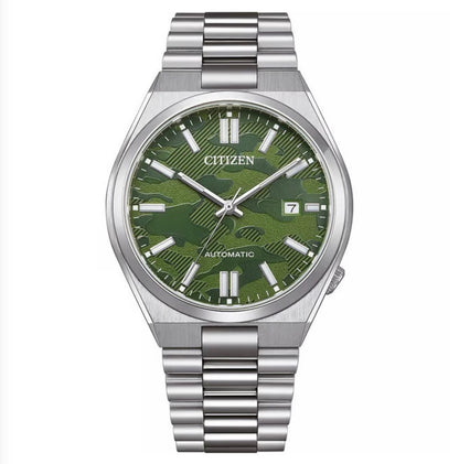 Citizen Tsuyosa Sapphire Crystal Automatic NJ0159-86X Green Dial Men's Watch 40mm