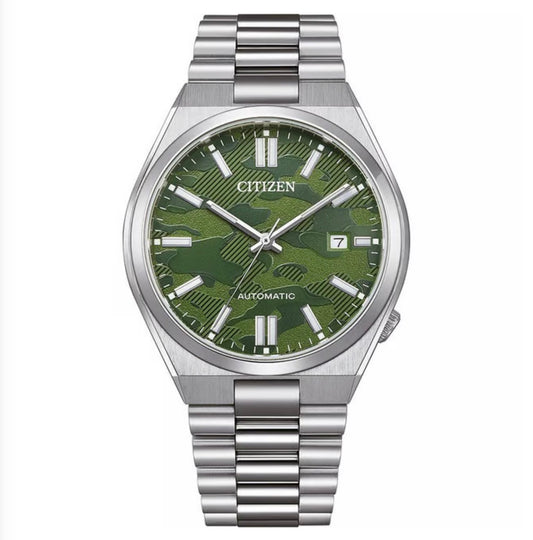 Citizen Tsuyosa Sapphire Crystal Automatic NJ0159-86X Green Dial Men's Watch 40mm