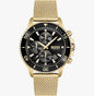 Boss 1513703 Admiral Ocean Edition Rotatable Bezel Gold Tone Stainless Steel Mens Chronograph Watch