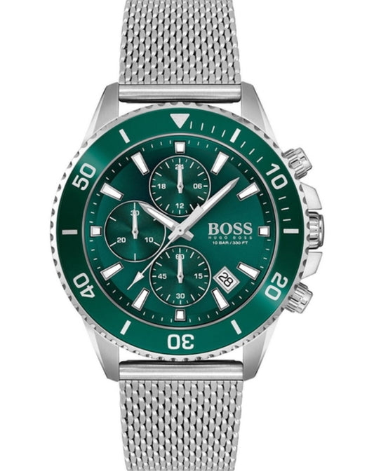 Hugo Boss Admiral 1513905 Green Dial Men’s Chronograph Watch
