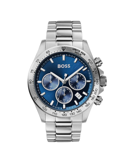 HB1513755 Sport Hero Silver Tone Stainless Steel Mens Chronograph